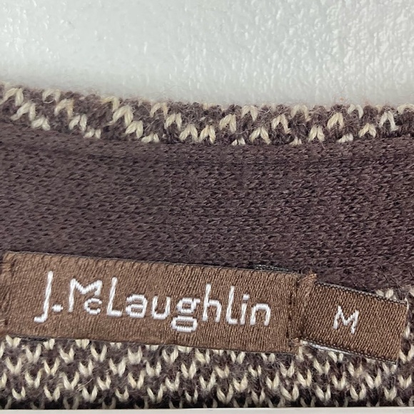 J. McLAUGHLIN Zip Front Crew Neck Knit SweaterDress/ Tunic - Picture 10 of 13